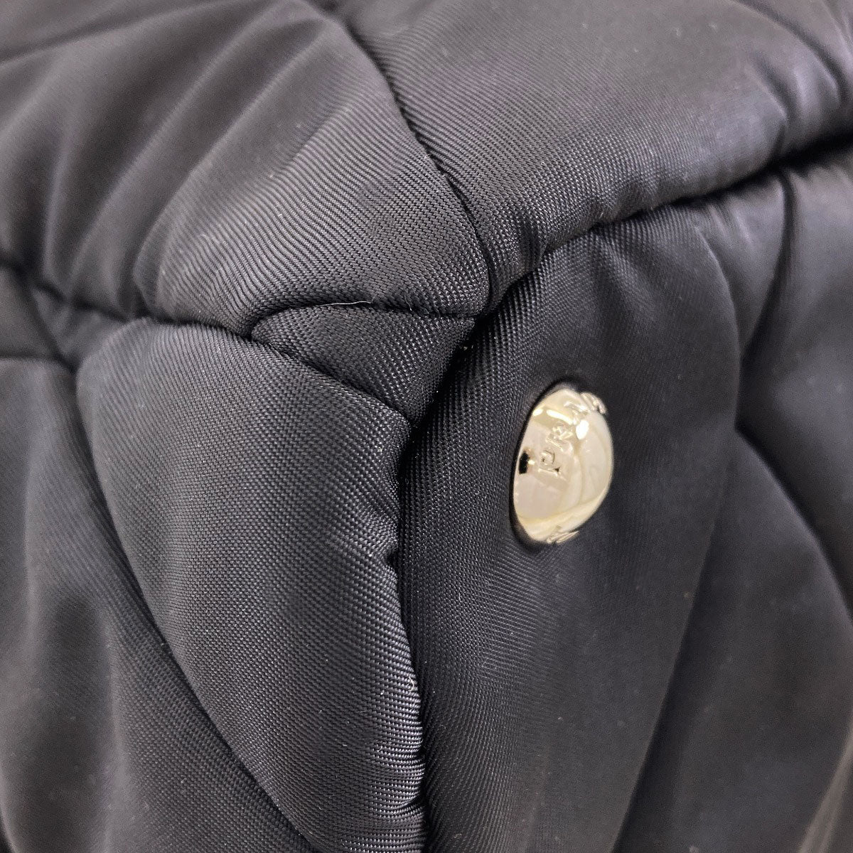 プラダ 1BG169 キルティング ロゴ金具 トートバッグ 中古 商品画像19