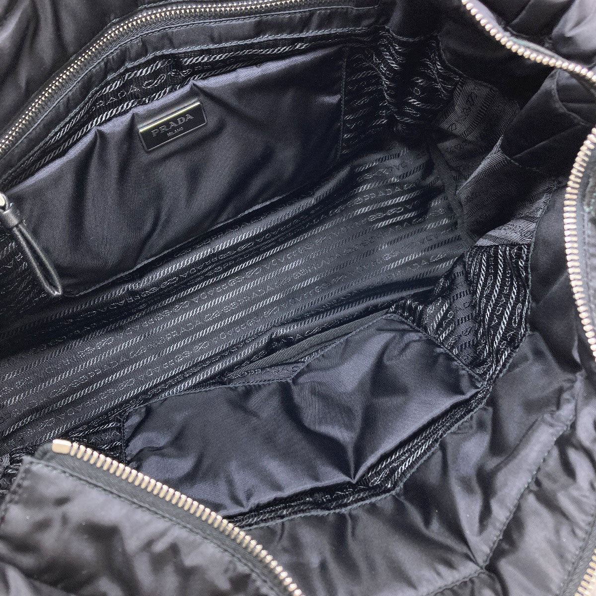 プラダ 1BG169 キルティング ロゴ金具 トートバッグ 中古 商品画像6