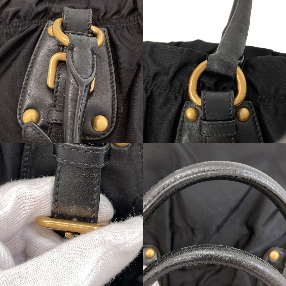 プラダ ロゴ トートバッグ 中古 商品画像18