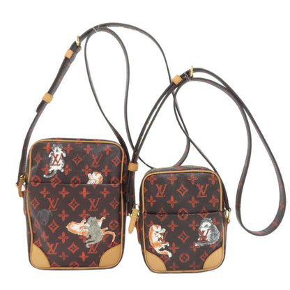 LOUIS VUITTON ルイヴィトン M44399 パナムセット キャットグラム ショルダーバッグ モノグラムキャンバス レディース 中古