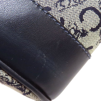 CELINE セリーヌ Cサルキー ハンドバッグ キャンバス レディース 中古