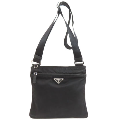PRADA プラダ ロゴ金具 ショルダーバッグ ナイロン レディース 中古