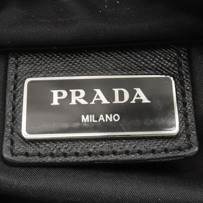 PRADA プラダ ロゴ金具 ショルダーバッグ ナイロン レディース 中古