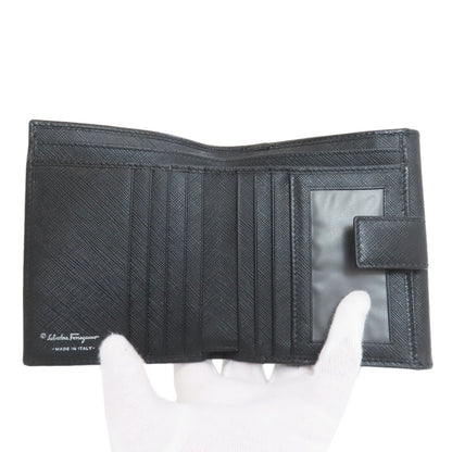 サルヴァトーレフェラガモ ガンチーニ金具 二つ折り財布（小銭入れあり） 中古 商品画像5