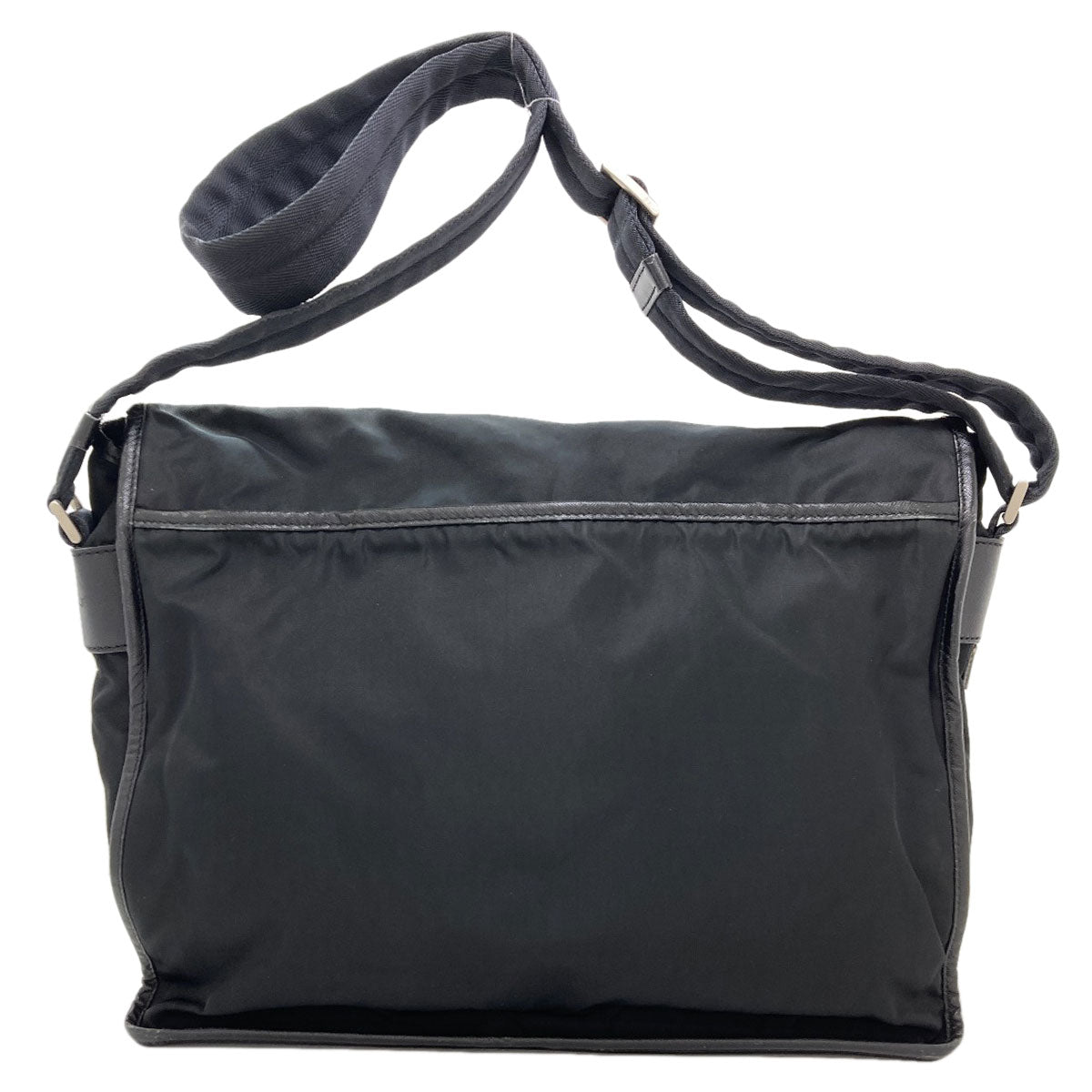 PRADA プラダ ロゴ ショルダーバッグ ナイロン レディース 中古