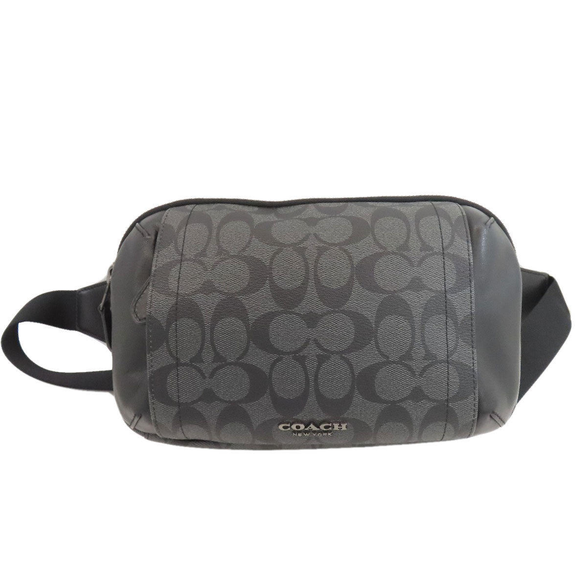 COACH コーチ F38749 シグネチャー ボディバッグ PVC レディース 中古