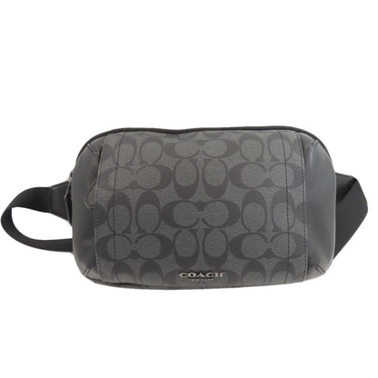 COACH コーチ F38749 シグネチャー ボディバッグ PVC レディース 中古