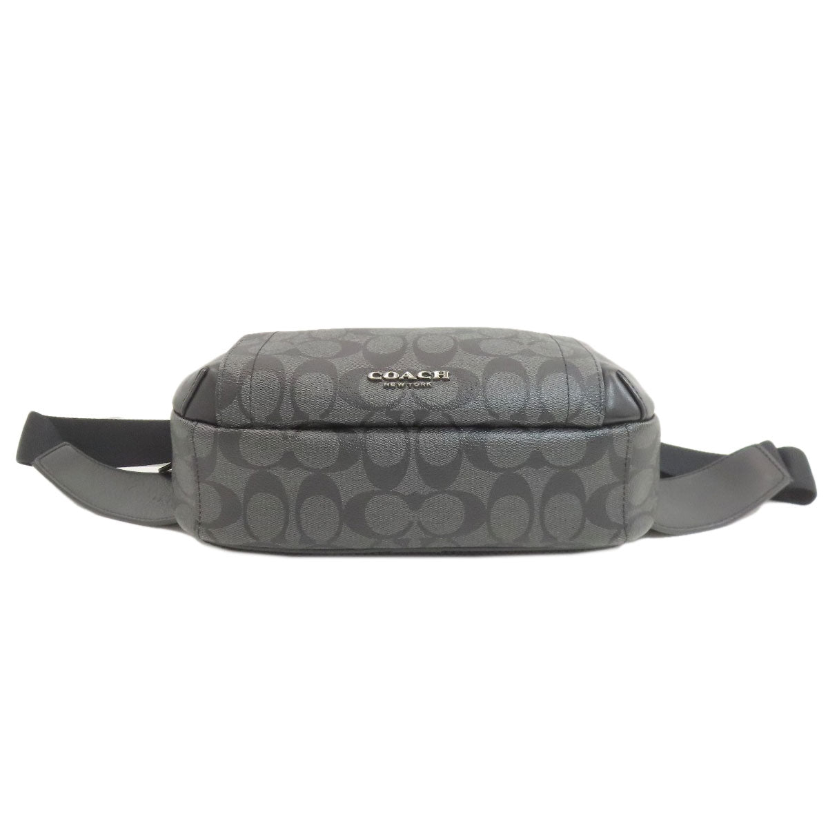 COACH コーチ F38749 シグネチャー ボディバッグ PVC レディース 中古