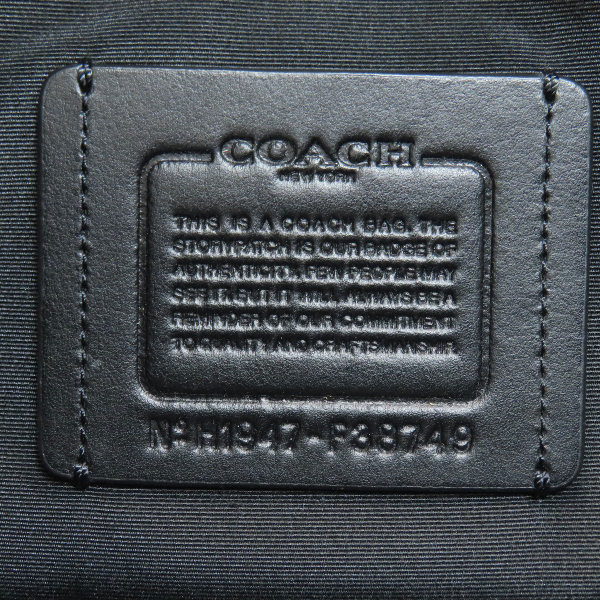 COACH コーチ F38749 シグネチャー ボディバッグ PVC レディース 中古