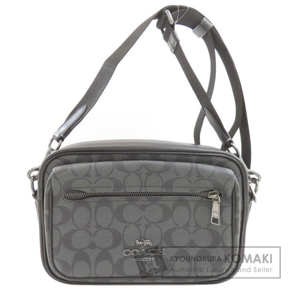 COACH コーチ CJ510 エリアス シグネチャー ショルダーバッグ PVC レディース 中古