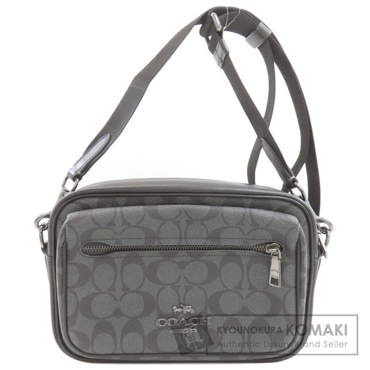 COACH コーチ CJ510 エリアス シグネチャー ショルダーバッグ PVC レディース 中古