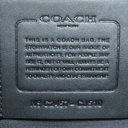 COACH コーチ CJ510 エリアス シグネチャー ショルダーバッグ PVC レディース 中古