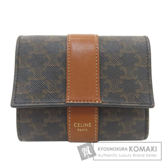セリーヌ スモール トリフォールド ウォレット 三つ折り財布（小銭入れあり） 中古 商品画像1