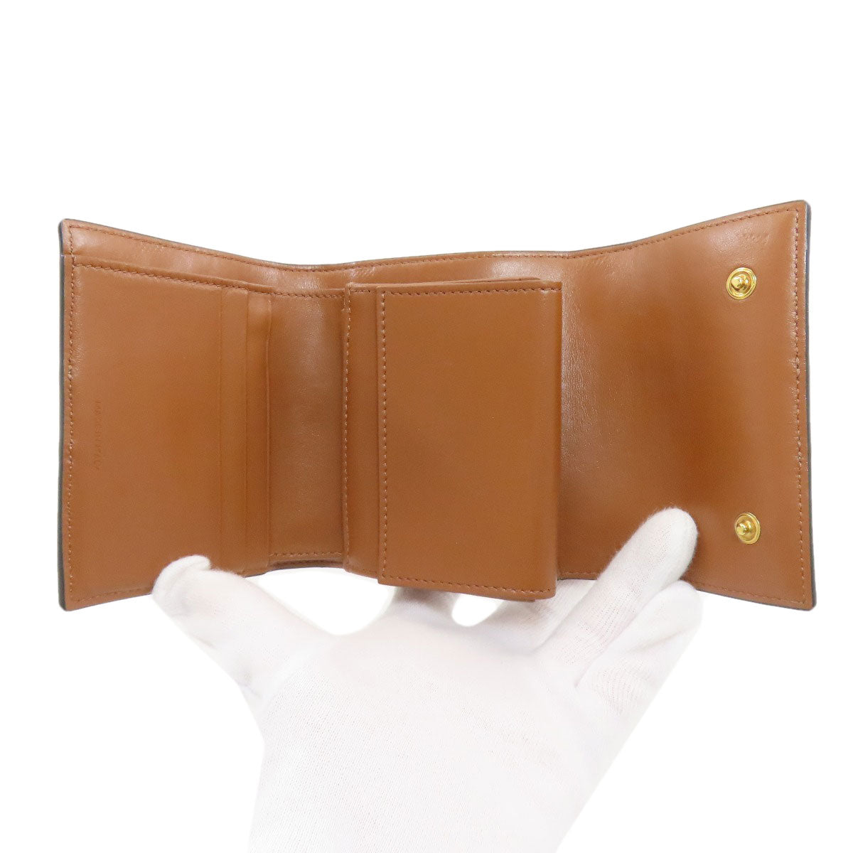 セリーヌ スモール トリフォールド ウォレット 三つ折り財布（小銭入れあり） 中古 商品画像5