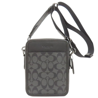 COACH コーチ CC009 サリバン シグネチャー ショルダーバッグ PVC レディース 中古