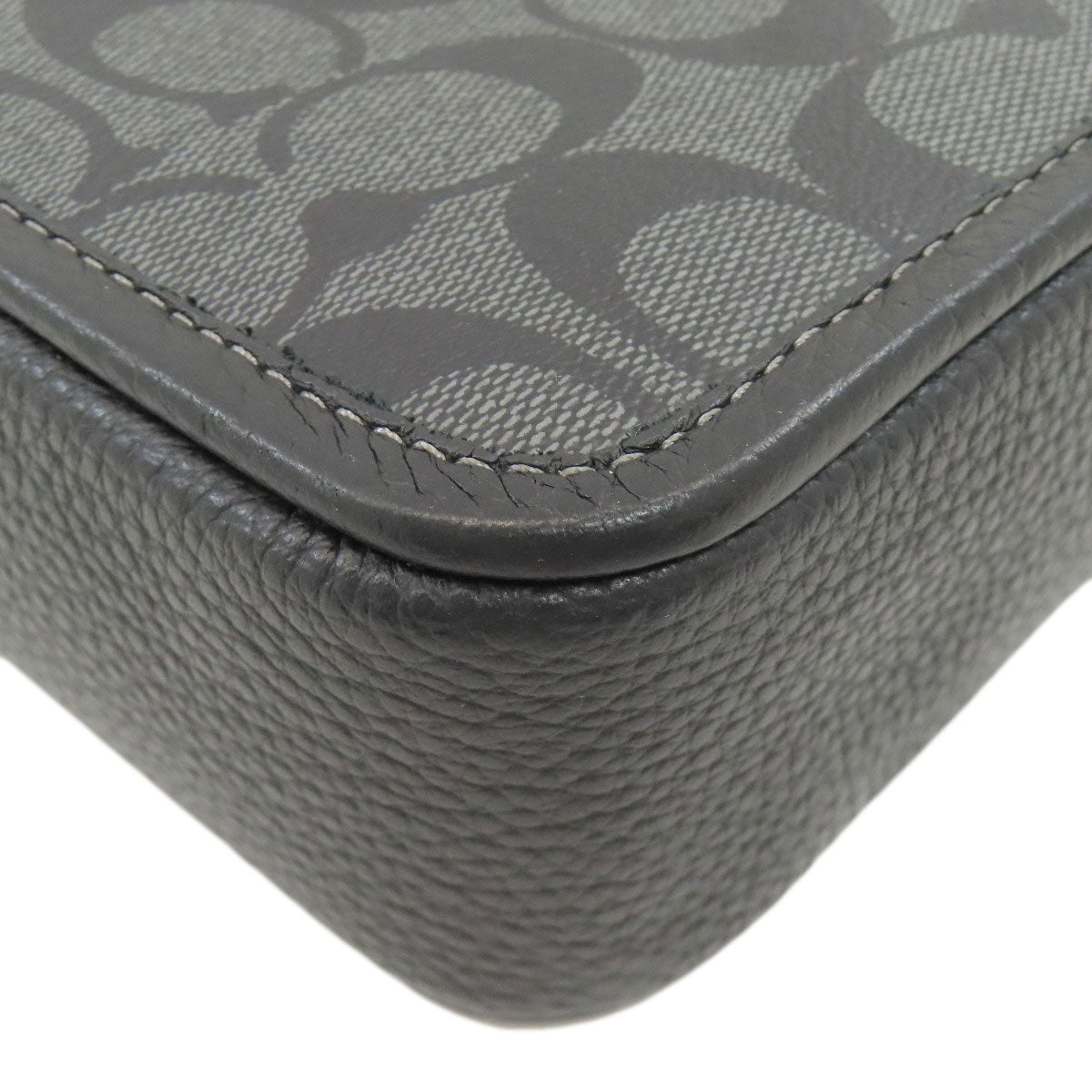 COACH コーチ CC009 サリバン シグネチャー ショルダーバッグ PVC レディース 中古