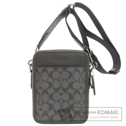 COACH コーチ CC009 サリバン シグネチャー ショルダーバッグ PVC レディース 中古