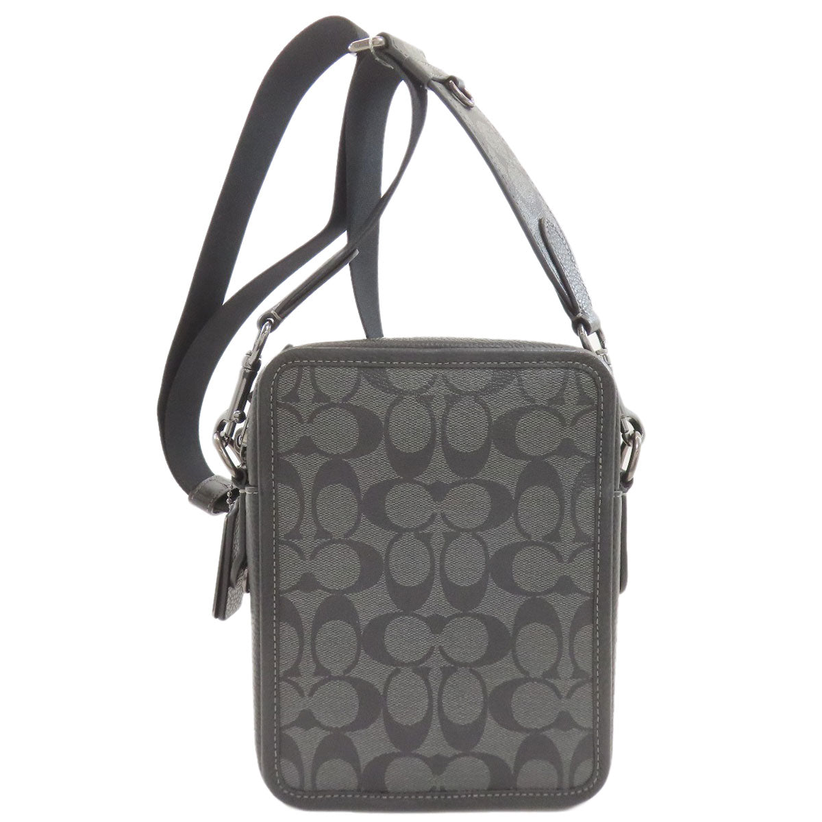 COACH コーチ CC009 サリバン シグネチャー ショルダーバッグ PVC レディース 中古