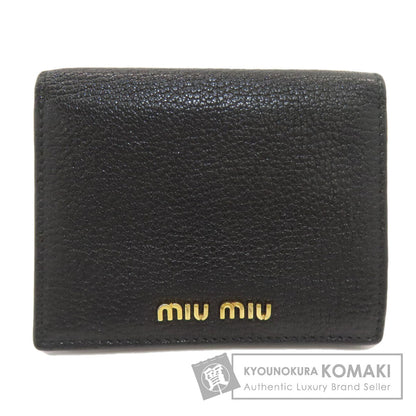 ミュウミュウ ロゴ 二つ折り財布（小銭入れあり） 中古 商品画像1