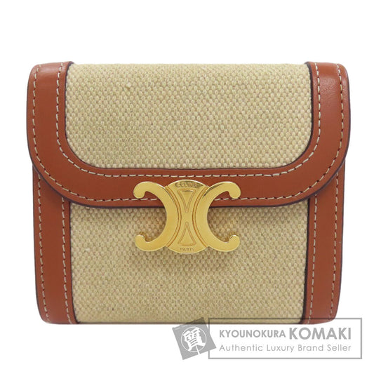 セリーヌ スモール フラップウォレット トリオンフ 二つ折り財布（小銭入れあり） 中古 商品画像1