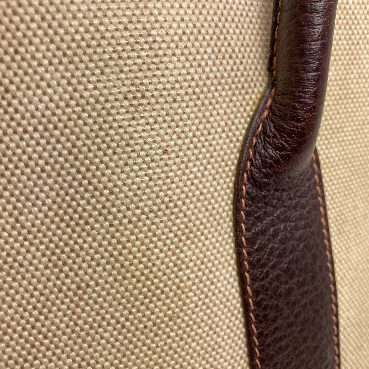 HERMES エルメス ガーデンパーティPM マロン シルバー金具 トートバッグ トワルアッシュ レディース 中古
