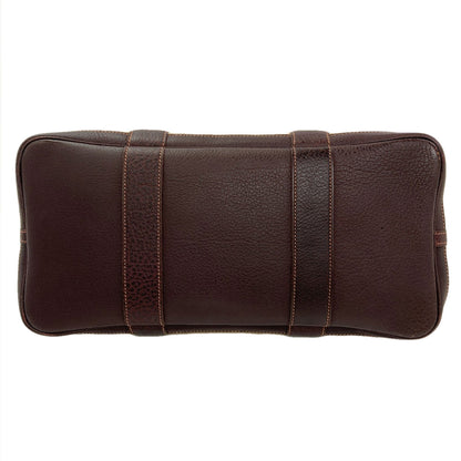 HERMES エルメス ガーデンパーティPM マロン シルバー金具 トートバッグ トワルアッシュ レディース 中古