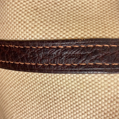 HERMES エルメス ガーデンパーティPM マロン シルバー金具 トートバッグ トワルアッシュ レディース 中古