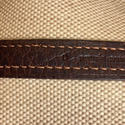 HERMES エルメス ガーデンパーティPM マロン シルバー金具 トートバッグ トワルアッシュ レディース 中古