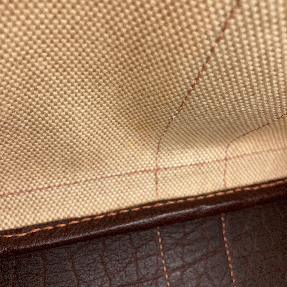 HERMES エルメス ガーデンパーティPM マロン シルバー金具 トートバッグ トワルアッシュ レディース 中古