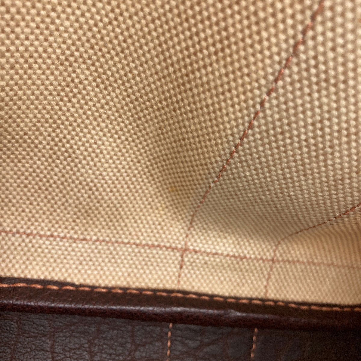 HERMES エルメス ガーデンパーティPM マロン シルバー金具 トートバッグ トワルアッシュ レディース 中古
