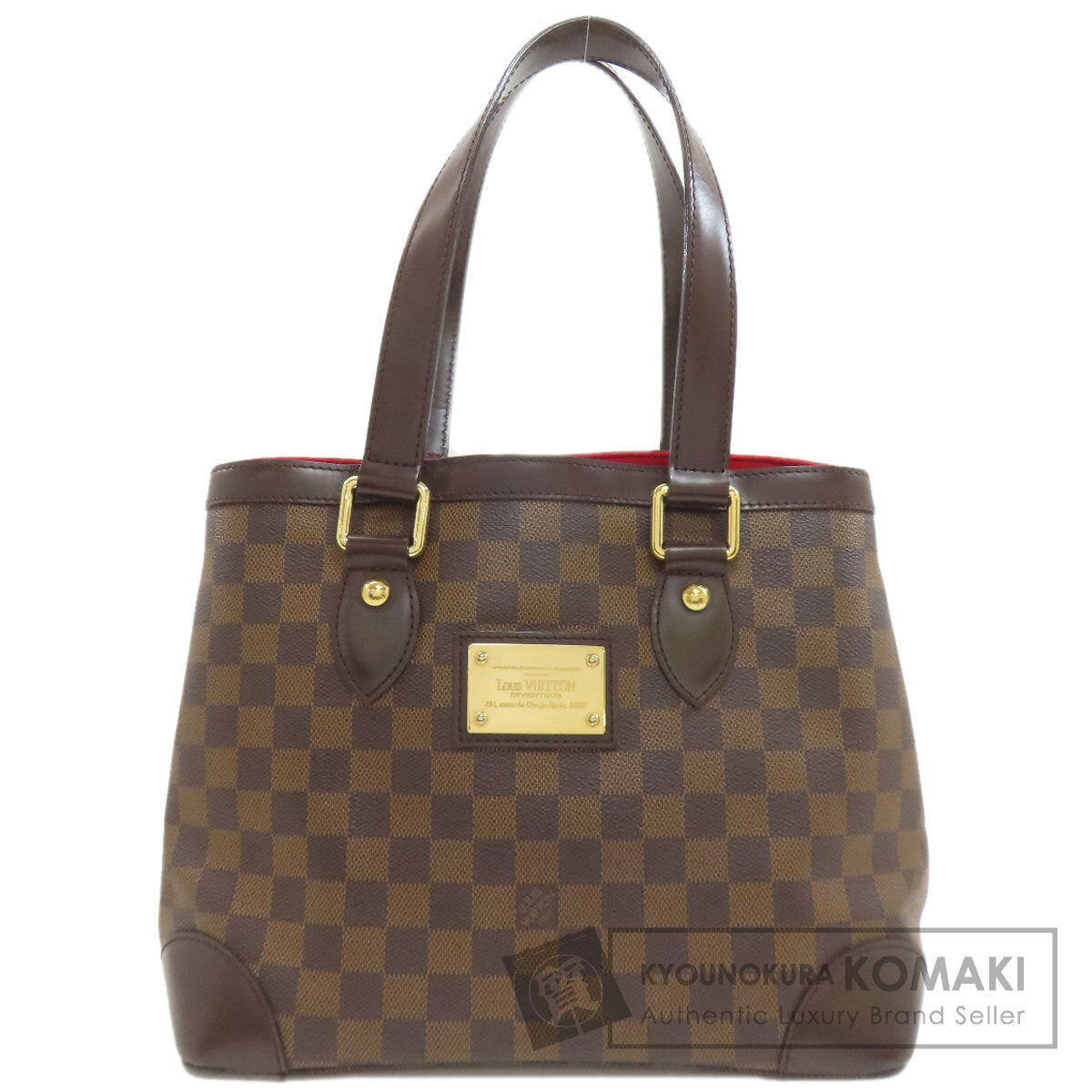 LOUIS VUITTON ルイヴィトン N51205 ハムステッドPM トートバッグ ダミエキャンバス レディース 中古