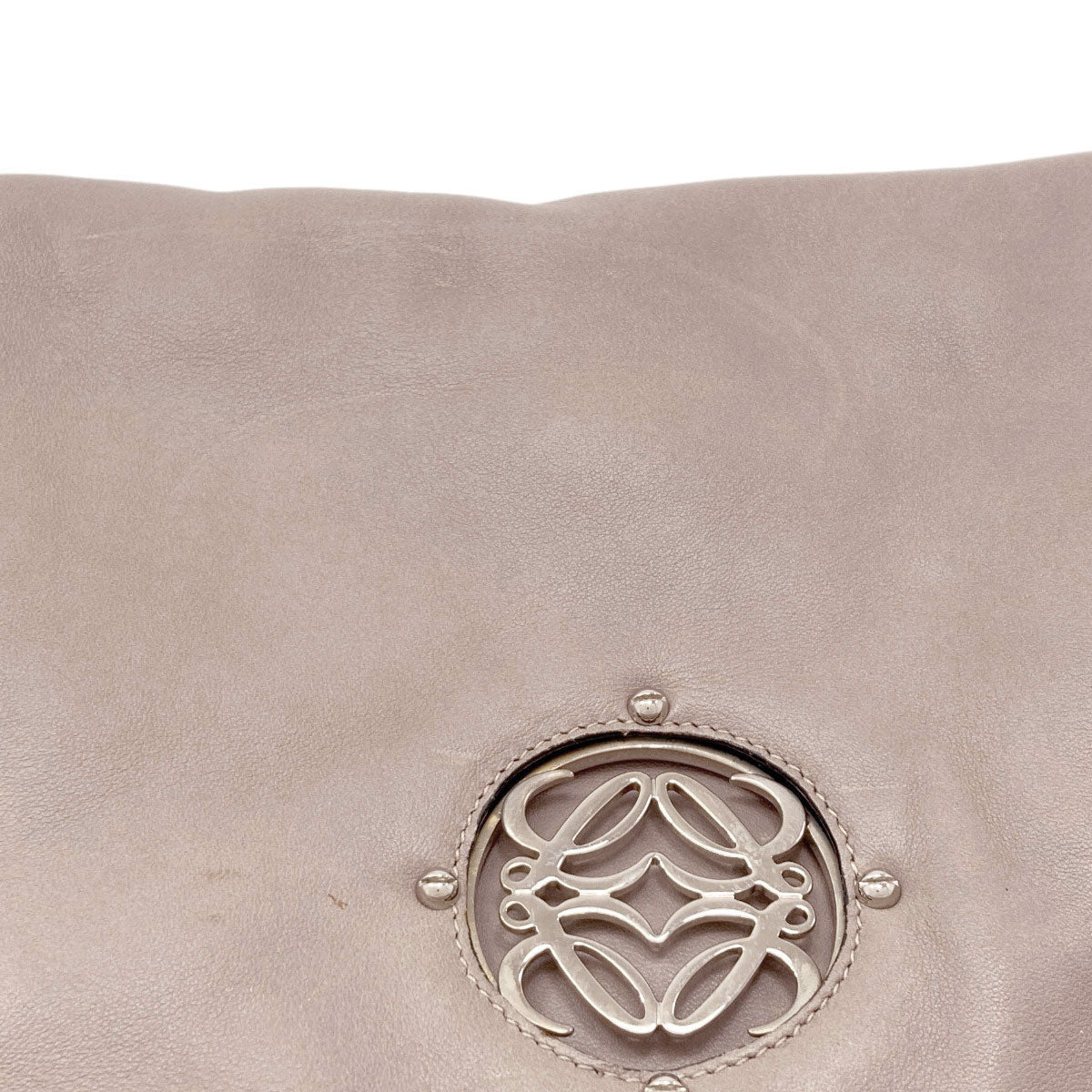 LOEWE ロエベ アナグラム 2WAY ショルダーバッグ ラムスキン レディース 中古