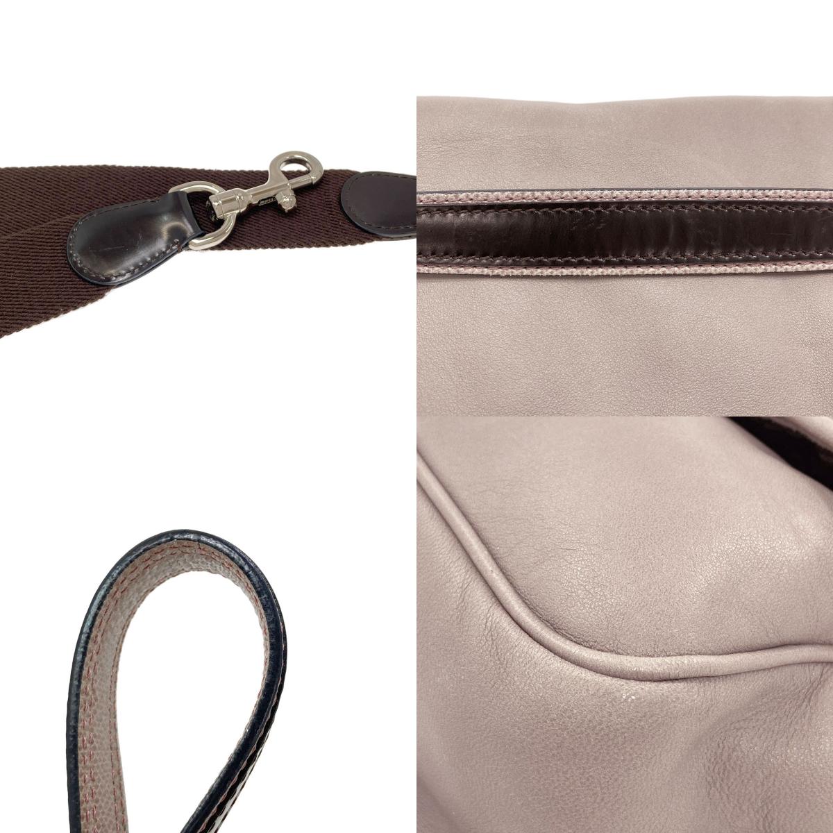 LOEWE ロエベ アナグラム 2WAY ショルダーバッグ ラムスキン レディース 中古