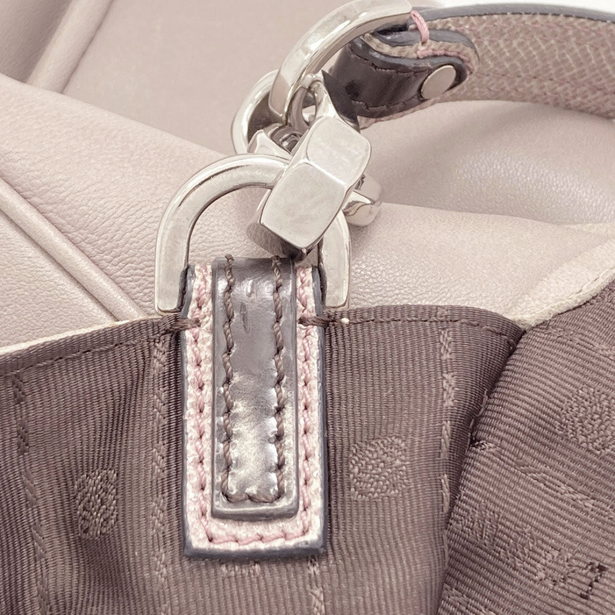 LOEWE ロエベ アナグラム 2WAY ショルダーバッグ ラムスキン レディース 中古