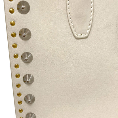 MIUMIU ミュウミュウ スタッズ 2WAY ハンドバッグ カーフ レディース 中古