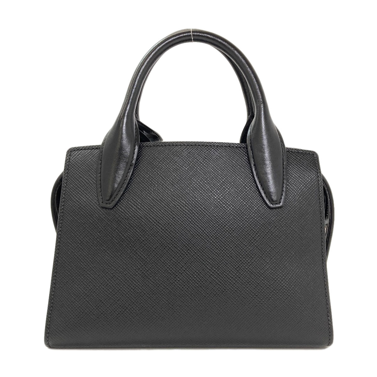 PRADA プラダ 1BA269 トライアングル 2WAY ハンドバッグ サフィアーノ レディース 中古