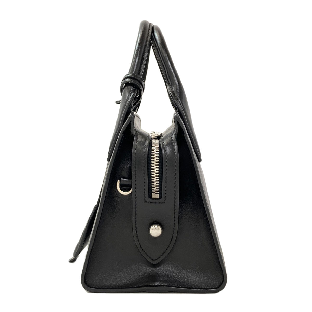 PRADA プラダ 1BA269 トライアングル 2WAY ハンドバッグ サフィアーノ レディース 中古