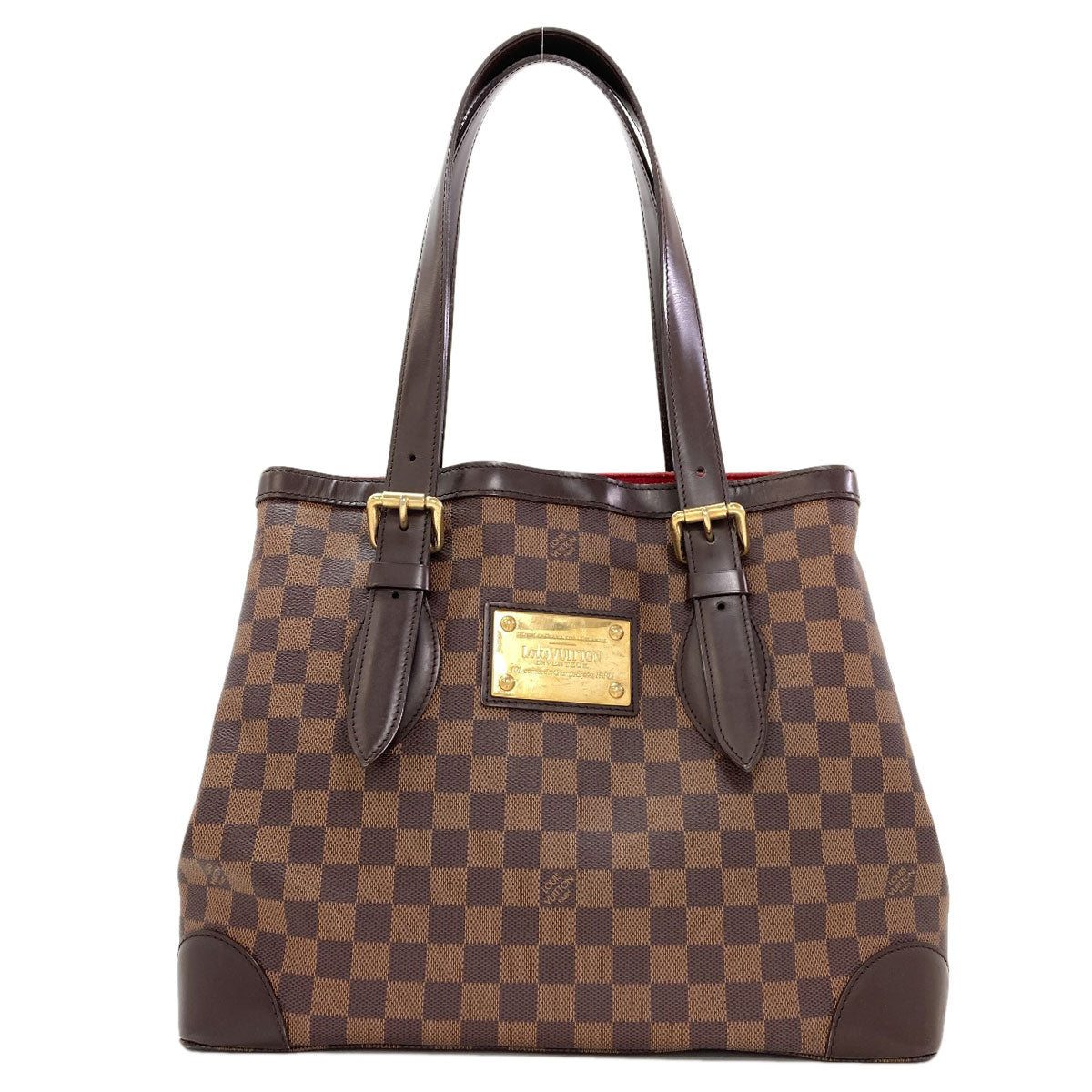 LOUIS VUITTON ルイヴィトン N51204 ハムステッドMM トートバッグ ダミエキャンバス レディース 中古