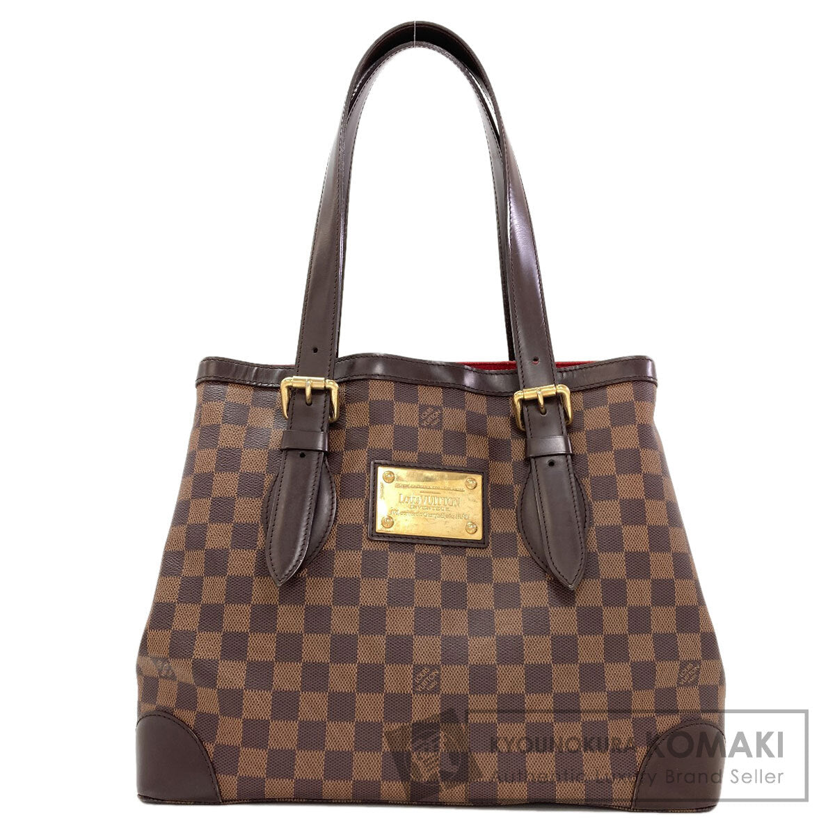 LOUIS VUITTON ルイヴィトン N51204 ハムステッドMM トートバッグ ダミエキャンバス レディース 中古