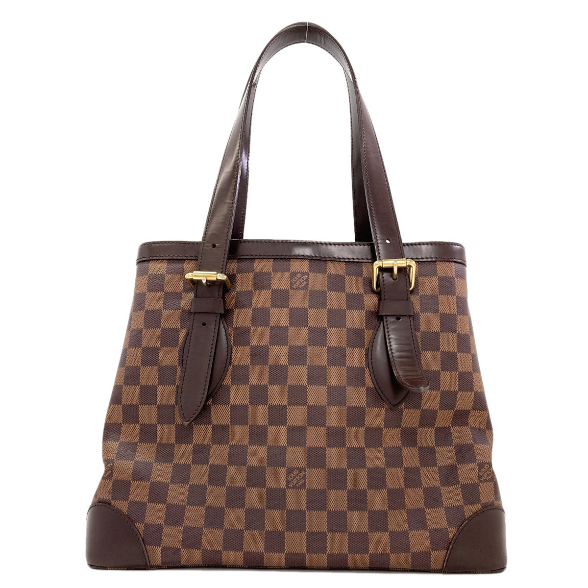 LOUIS VUITTON ルイヴィトン N51204 ハムステッドMM トートバッグ ダミエキャンバス レディース 中古