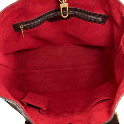 LOUIS VUITTON ルイヴィトン N51204 ハムステッドMM トートバッグ ダミエキャンバス レディース 中古