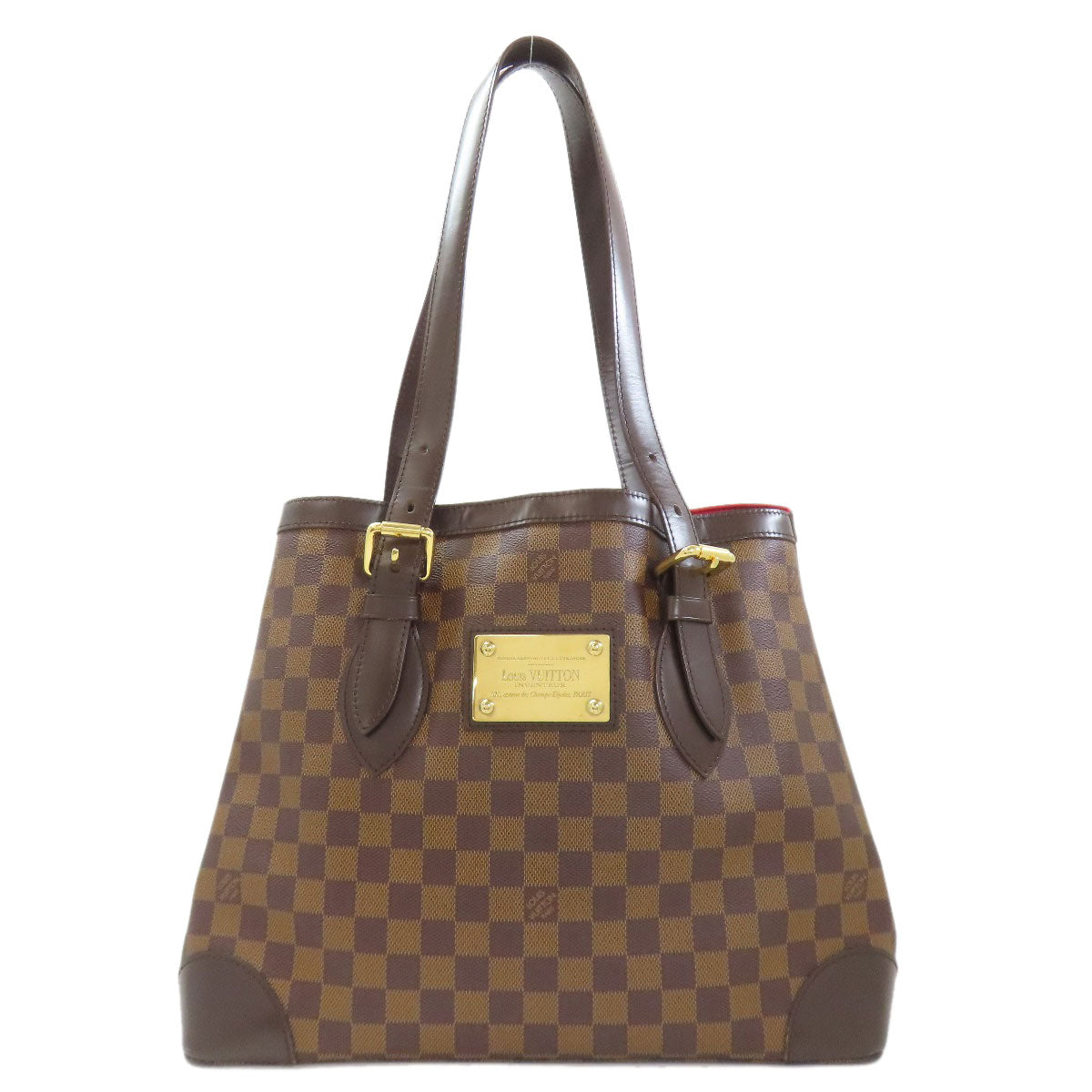 LOUIS VUITTON ルイヴィトン N51204 ハムステッドMM トートバッグ ダミエキャンバス レディース 中古