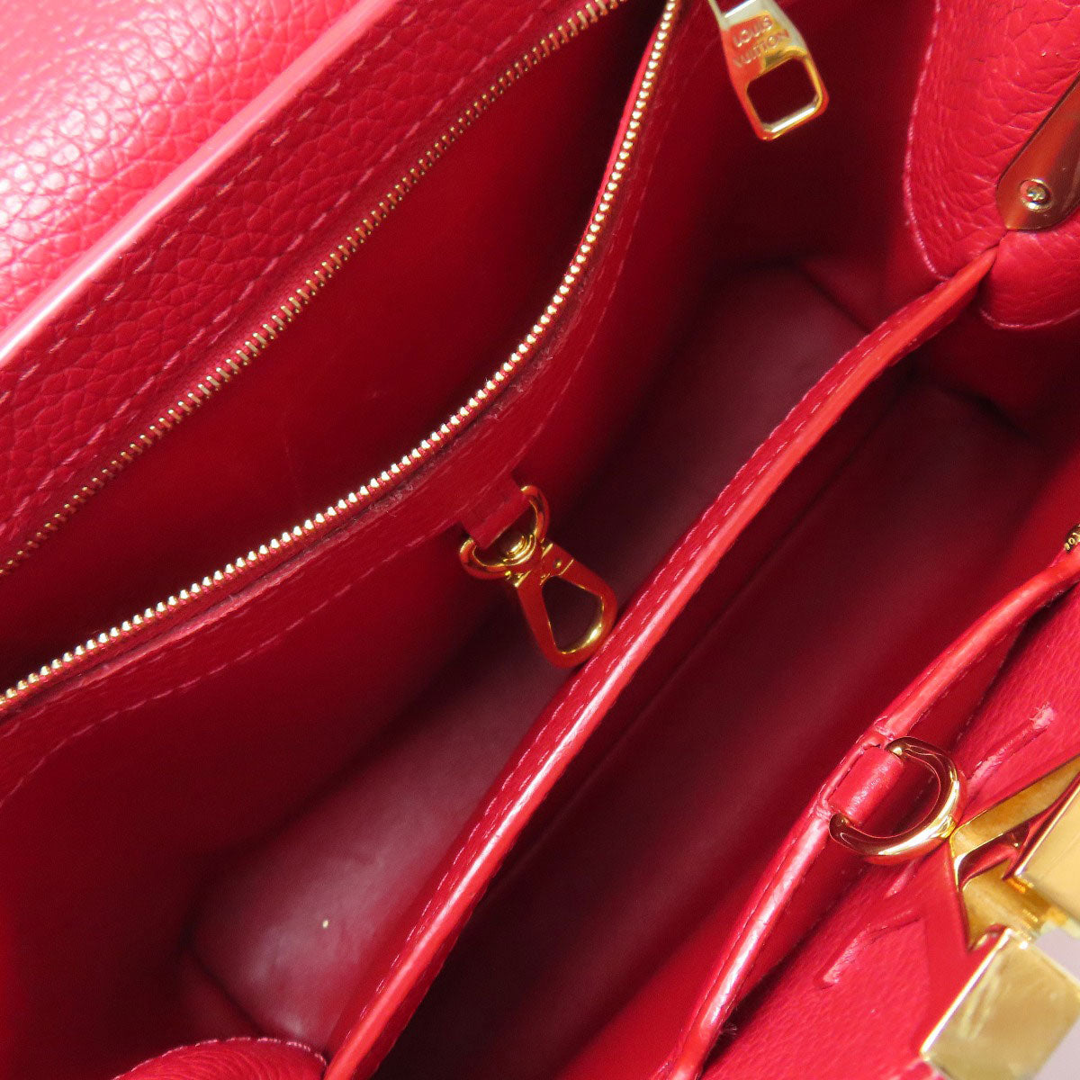LOUIS VUITTON ルイヴィトン M52689 カプシーヌBB ハンドバッグ トリヨンレザー レディース 中古