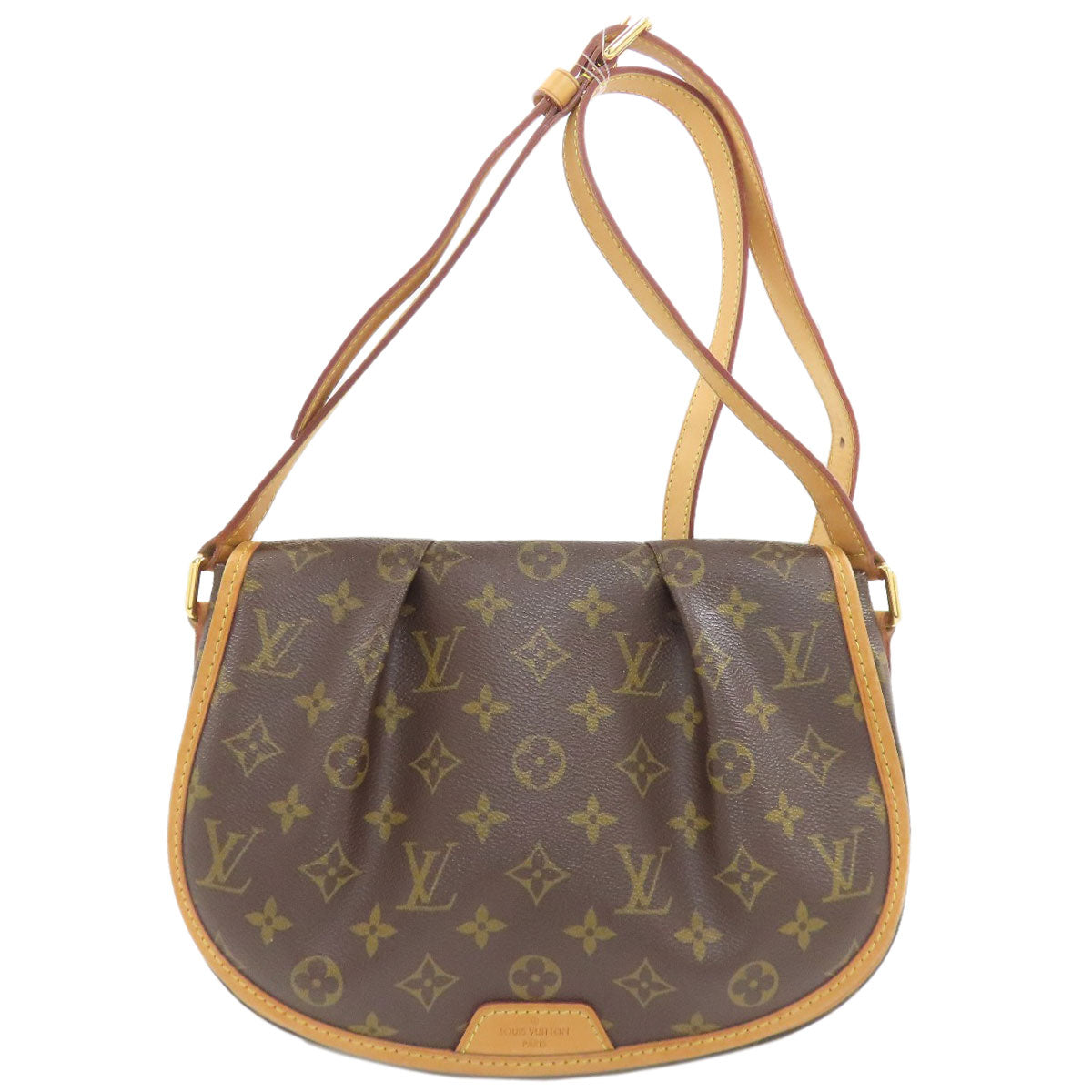 LOUIS VUITTON ルイヴィトン M40474 メニルモンタンPM ショルダーバッグ モノグラムキャンバス レディース 中古