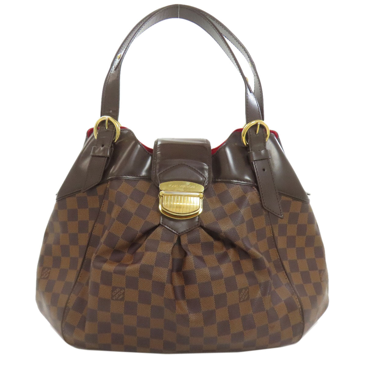 LOUIS VUITTON ルイヴィトン N41540 システィナGM トートバッグ ダミエキャンバス レディース 中古