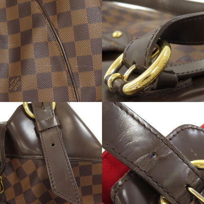 LOUIS VUITTON ルイヴィトン N41540 システィナGM トートバッグ ダミエキャンバス レディース 中古