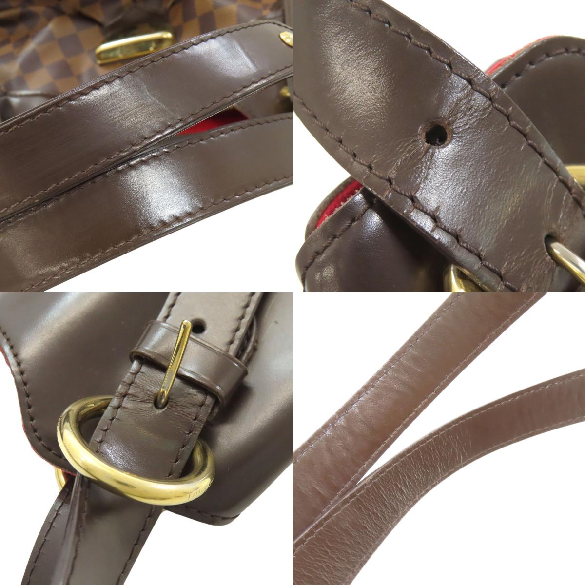 LOUIS VUITTON ルイヴィトン N41540 システィナGM トートバッグ ダミエキャンバス レディース 中古
