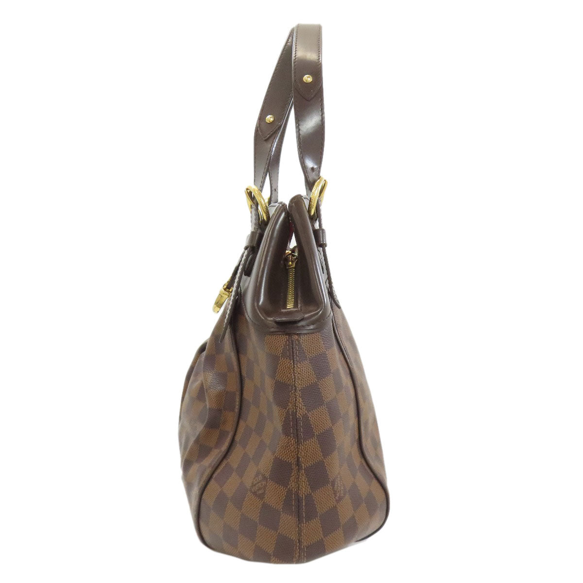 LOUIS VUITTON ルイヴィトン N41540 システィナGM トートバッグ ダミエキャンバス レディース 中古