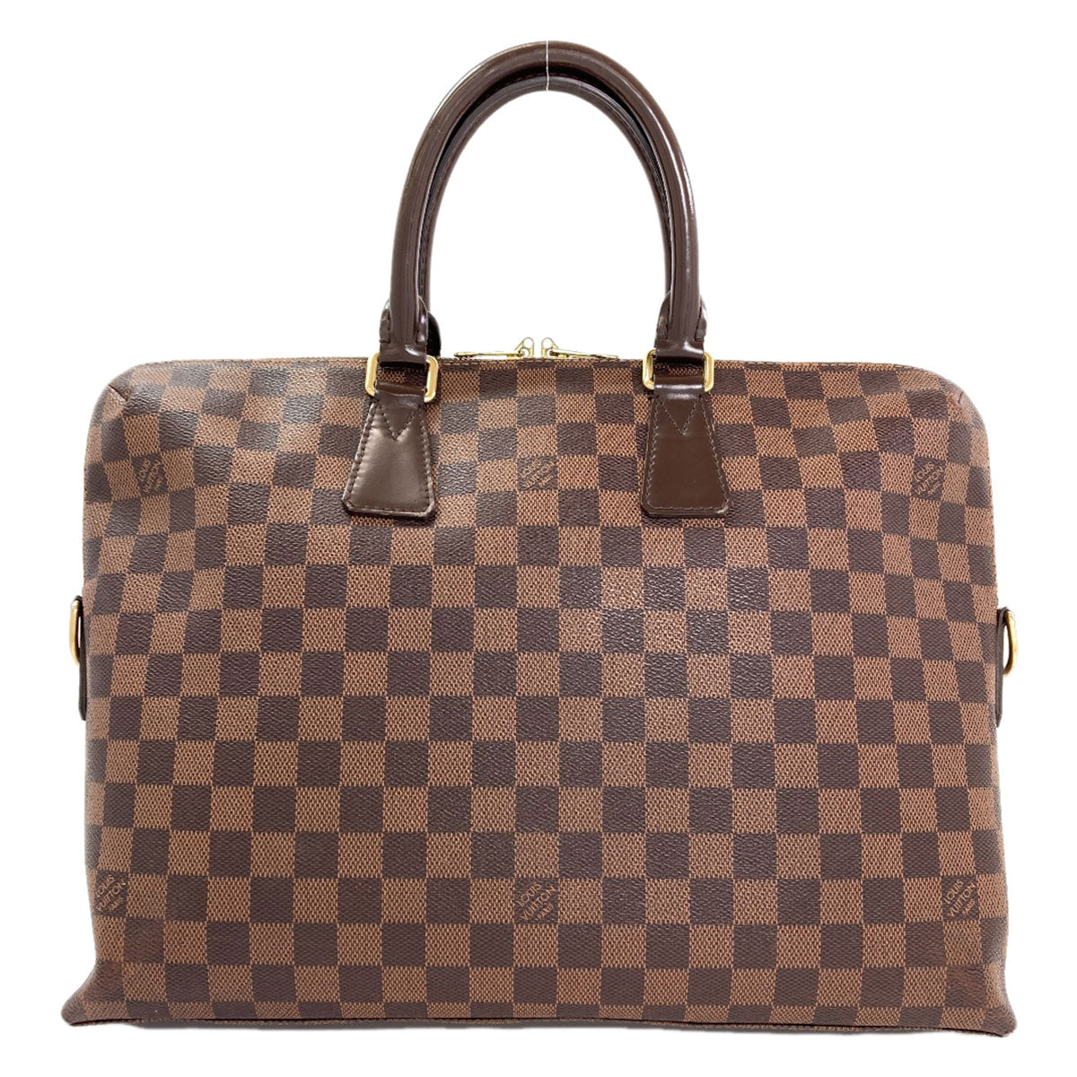 LOUIS VUITTON ルイヴィトン N42242 ポルト・ドキュマン・ジュール ビジネスバッグ ダミエキャンバス レディース 中古