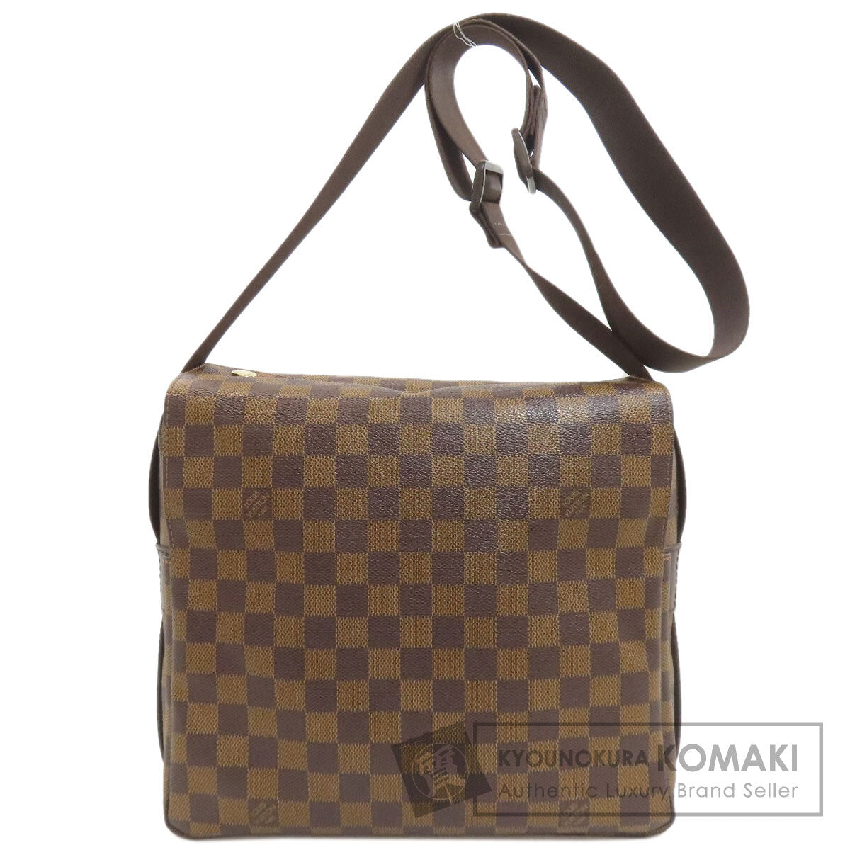 LOUIS VUITTON ルイヴィトン N45255 ナヴィグリオ ショルダーバッグ ダミエキャンバス レディース 中古